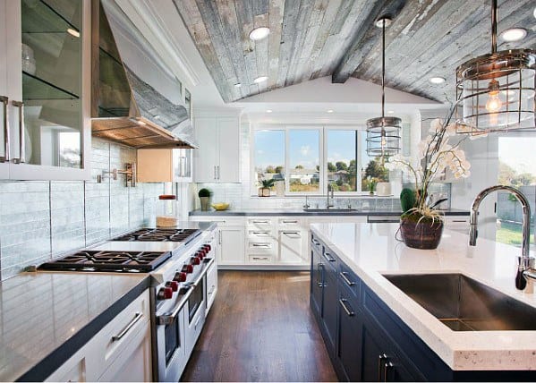 Barn Wood Ceiling Ideas For Kitchens