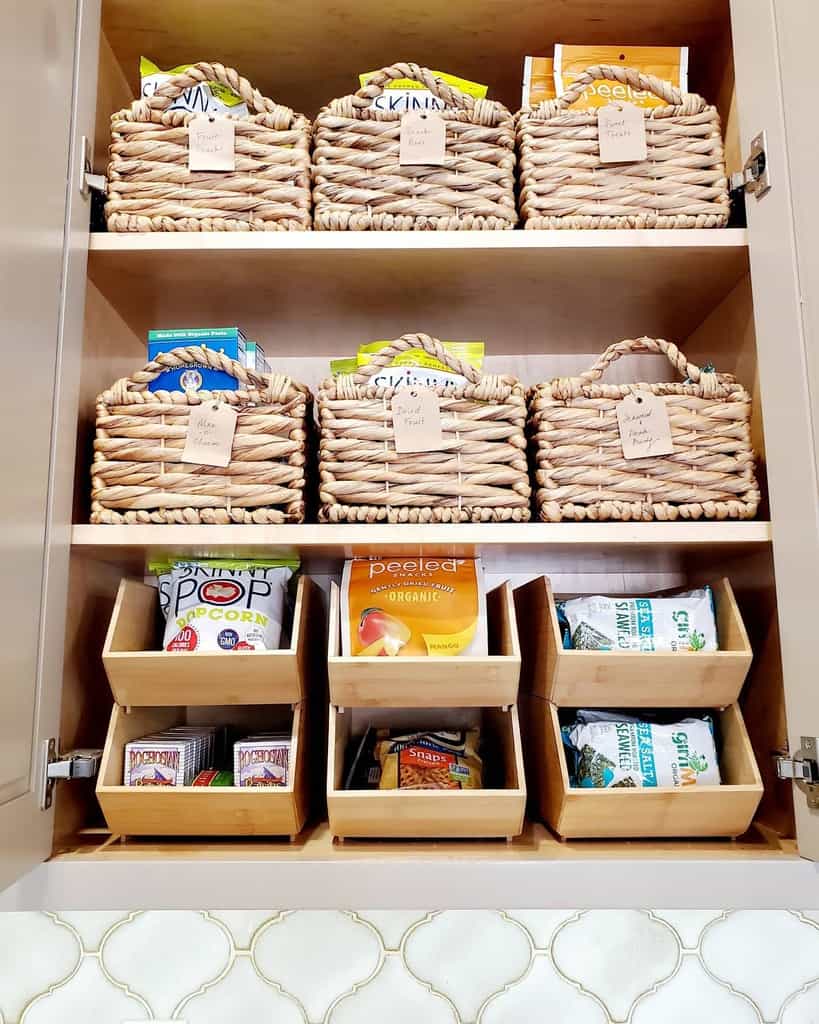 basket small pantry storage 