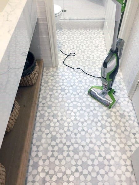 vacuum cleaner bathroom tiles