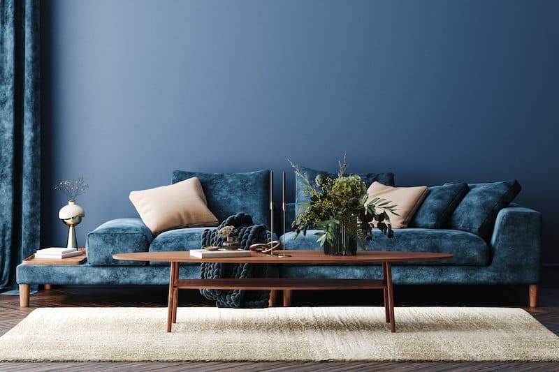 37 Blue Living Room Ideas