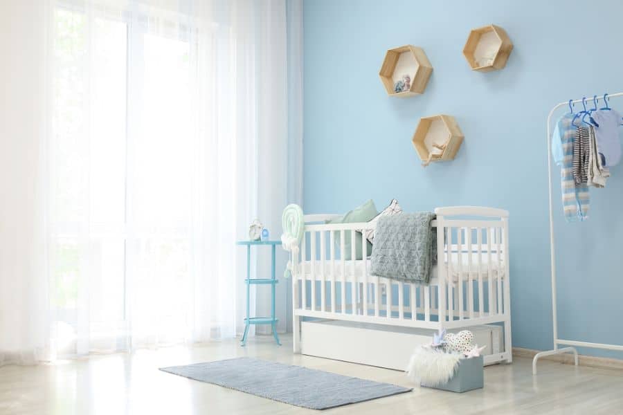 contemporary baby boy's room