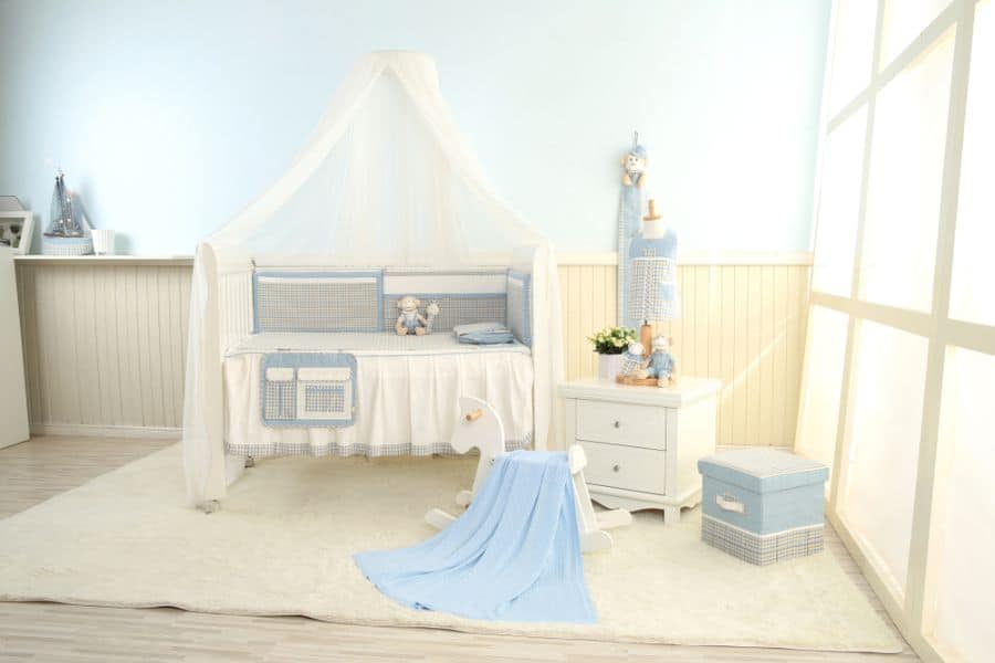 blue baby boy's room