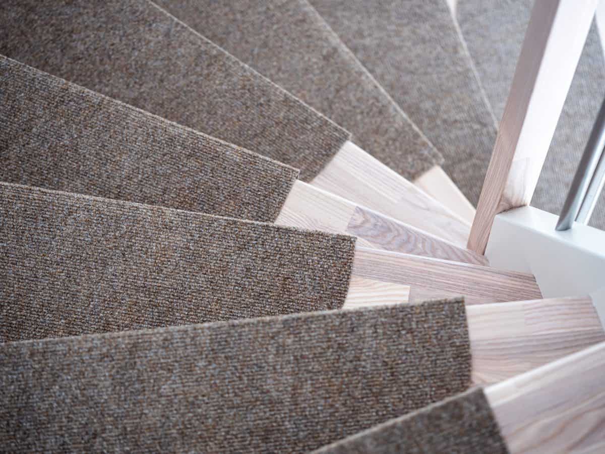 carpet wood stairs 