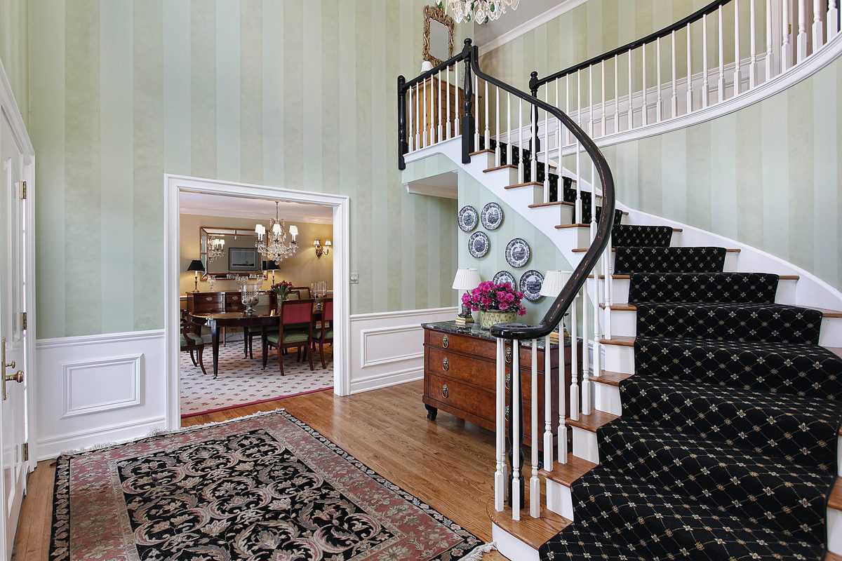 grand staircase black pattern stair carpet