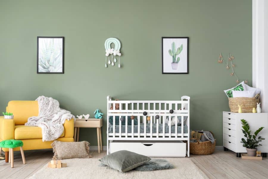 modern baby's room