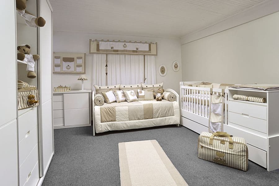 neutral color baby room 