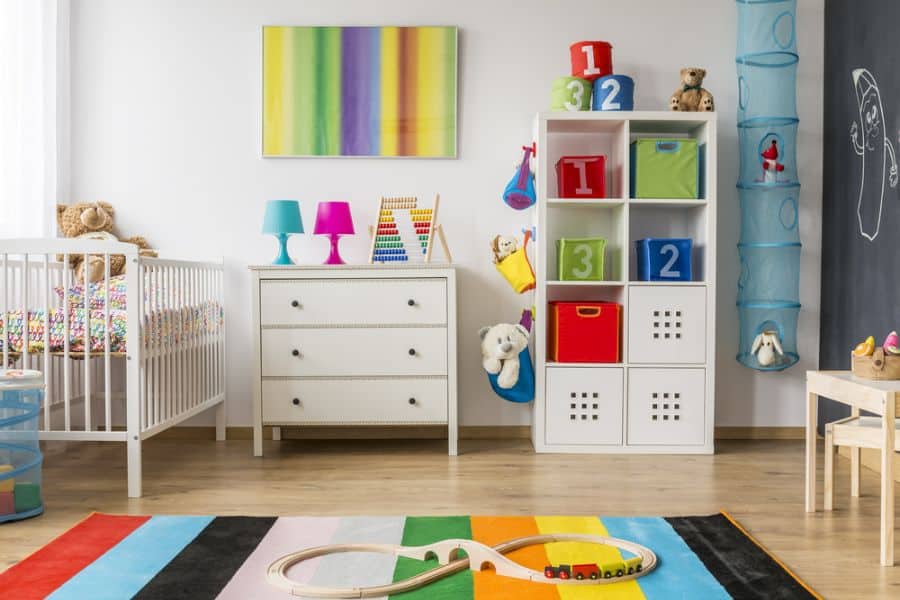 colorful baby room
