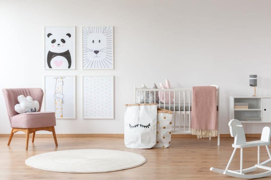 cute baby girl's room 