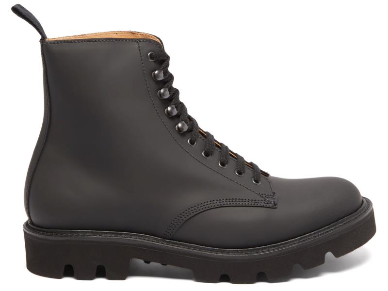 Grenson Jude Rubberised Lace-Up Boots