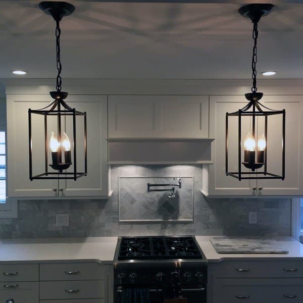 pendant candle ceiling lights modern kitchen 