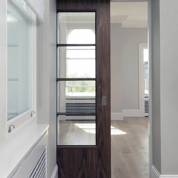 Home Ideas Pocket Door Modern Wood