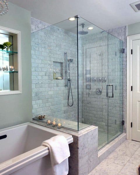 large shower in master bedroom ideas