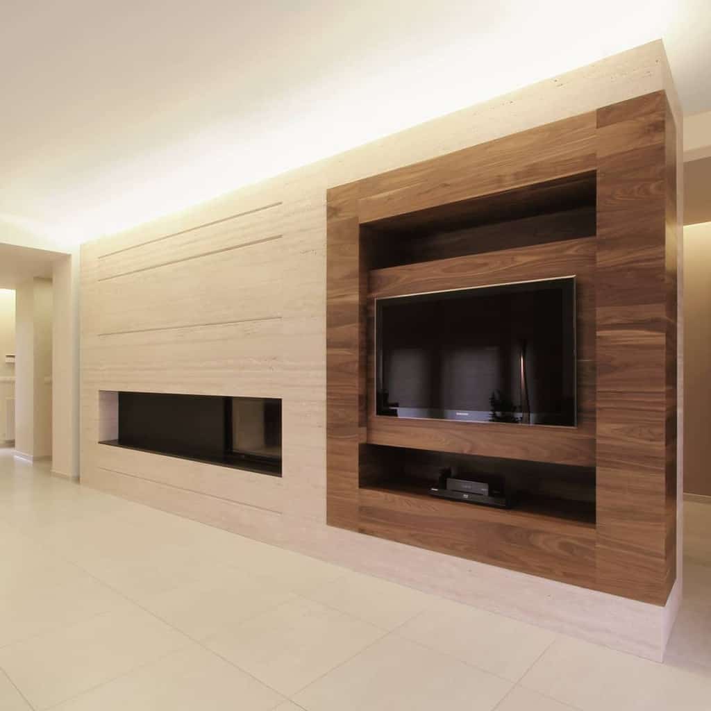 modern electric fireplace wall mounted tv