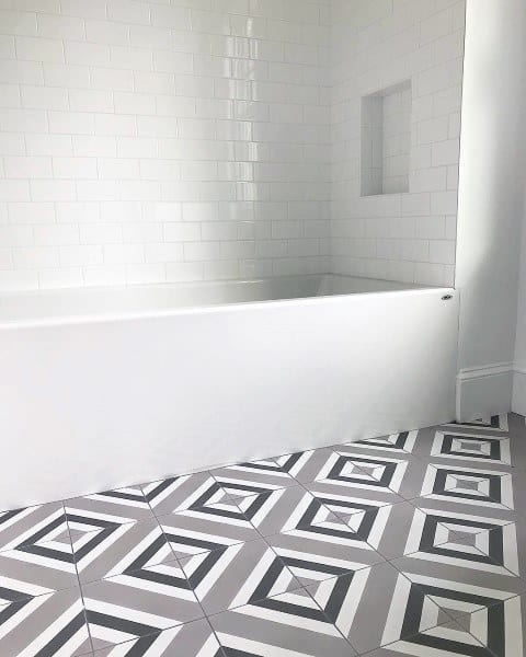 pattern bathroom tile
