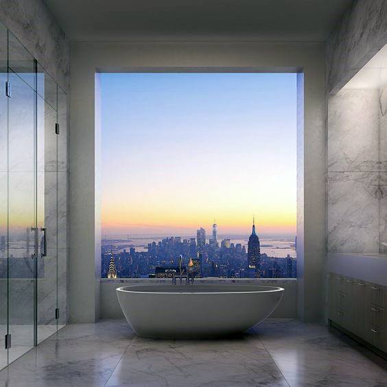 new york city penthouse master bathroom 