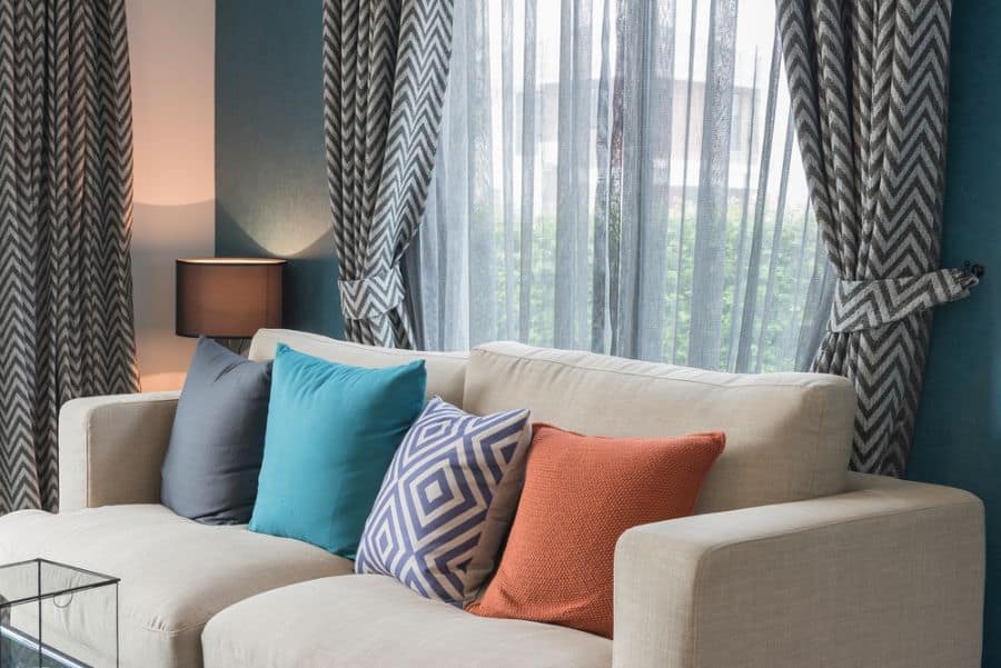 neutral color sofa living room 