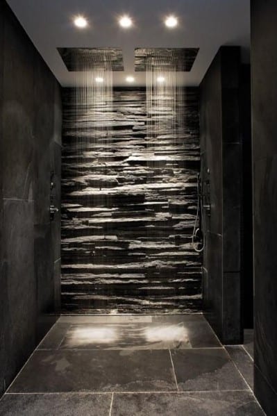 natural stone shower
