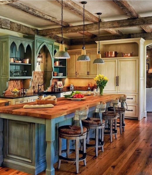Rustic Wood Beam Kitchen Ceiling Ideas