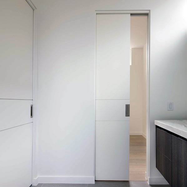 Sleek Pocket Door Ideas For Bathroom