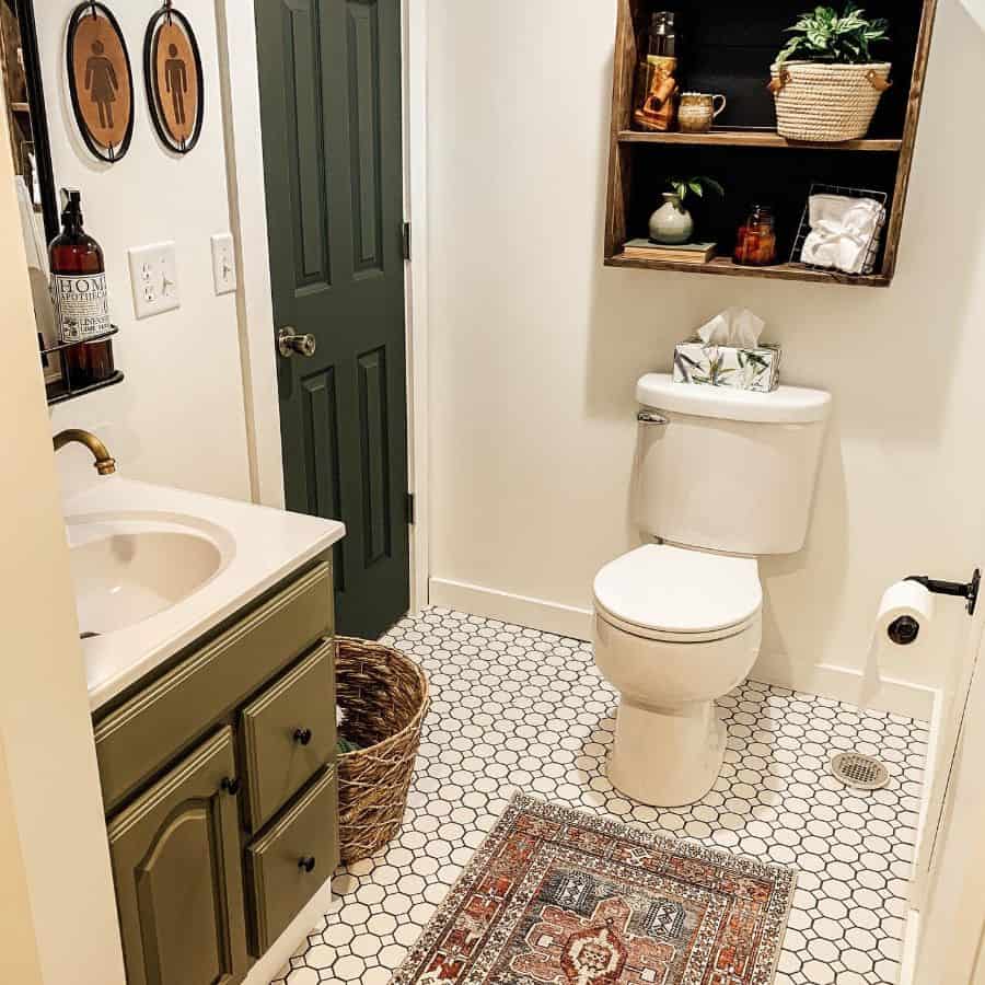 small country style bathroom