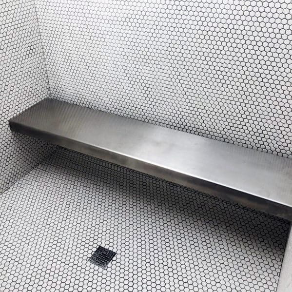 aluminum shower bench