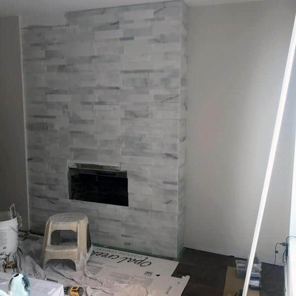 marble fireplace tiles