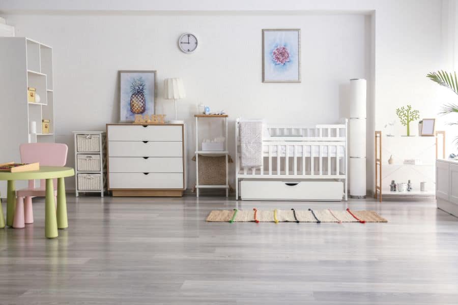minimalistic and modern nursery 