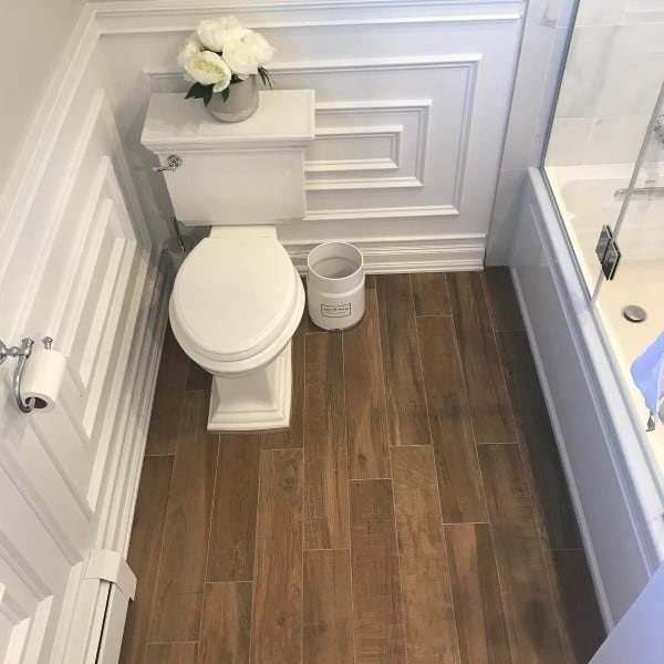 vinyl flooring white bathroom 