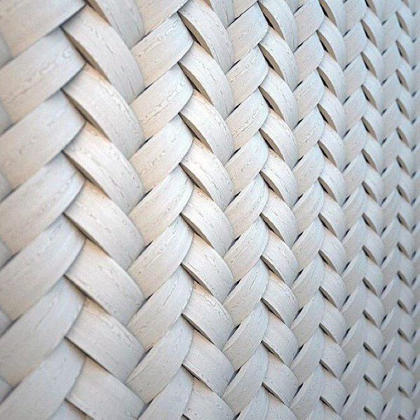 Woven Wood Interior Designs Textured Wall
